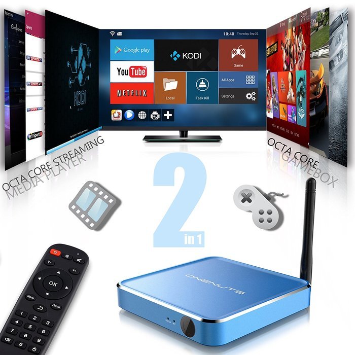 2-in-1 Octa Core Streaming Media Player & Game Android TV Box With Android 6.0 Marshmallow 2G DDR3 16G EMMC Dual-Band... N2