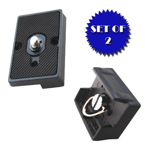 Quick Release Plate for the RC2 Rapid Connect Adapter (SET OF 2) for MANFROTTO 234RC N2