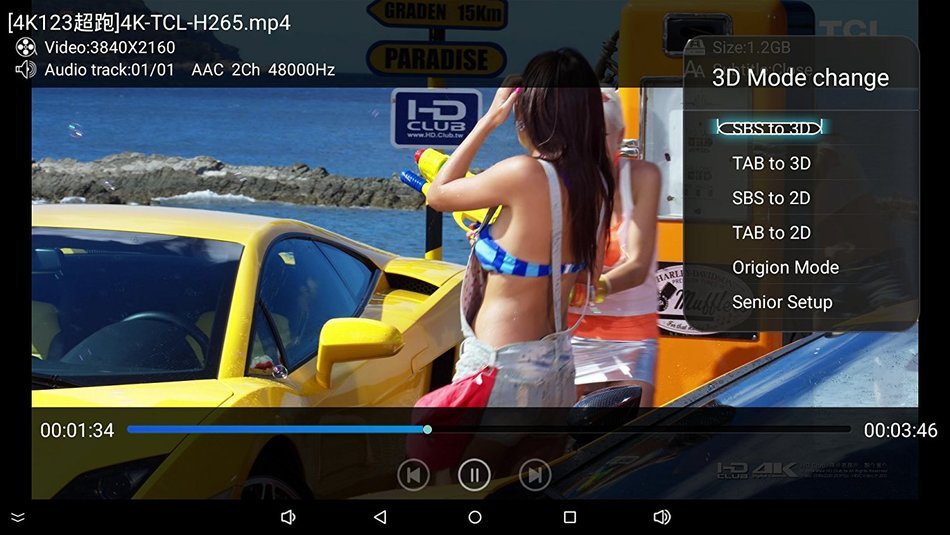 3D 4Kx2K tv box 60fps H.265 hardware decode Set top Box Tv receivers Android 4.4 1G DDR 8G Flash miracast airplay... N8