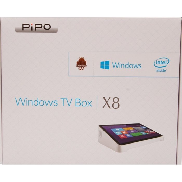 PIPO Original 7" X8 Bluetooth 4.0 Dual OS TV BOX Windows 8.1 Android 4.4 Intel Z3736F Quad Core 2GB+64GB Mini... N3