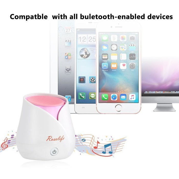 Wireless Portable Rose Bluetooth Speaker, 6 Hours Playtime, High-end Gift Bluetooth Speakers for Phone, PC and... N3