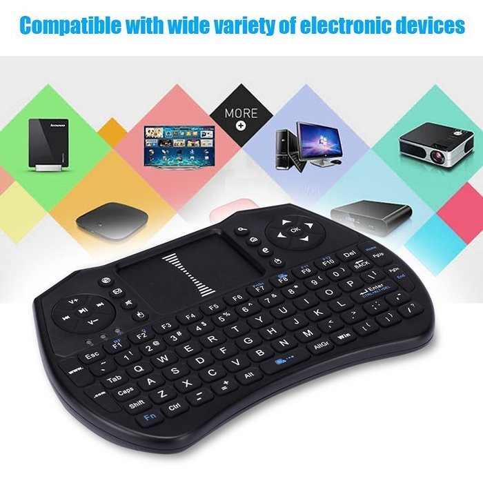 2.4GHz Portable Mini i9 KODI Wireless Keyboard Multi-media Handheld Android Keyboard for PC Google Android Smart... N4