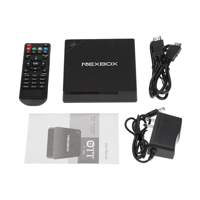 Vipwind NEXBOX N8 Smart Android TV Box Octa Core XBMC 4K Android5.1 2G/16G Mini PC 1000M LAN 2.4G&5.0G WiFi H.265... N5