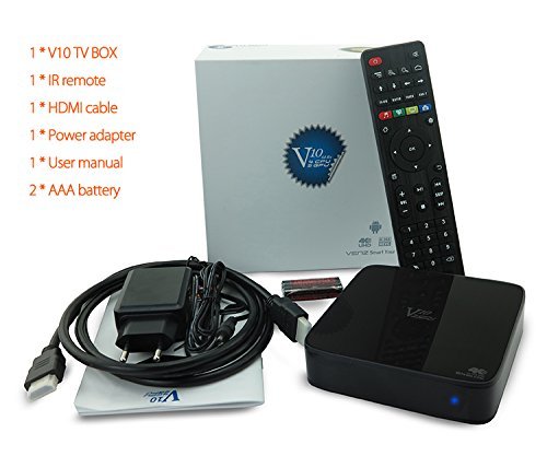 Android Tv Box Amlogic S905 1G/8G Quad Core 1080P HD Bluteeth 4.0 Streaming Media Player with 3 Port USB N6