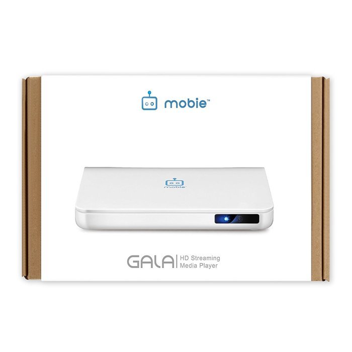 Mobie Gala TV Android Streaming TV Box Media Player Watch Online Movies with XBMC/KODI - White N9