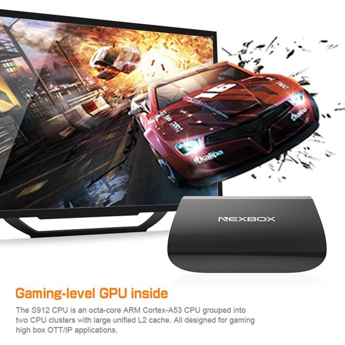 LESHP A1 Android 6.0 Smart TV Box 4K VP9-10 2G 16G Amlogic S912 Octa Core H.265 2.4GHz 5.8GHz Dual WiFi BT4.0... N5
