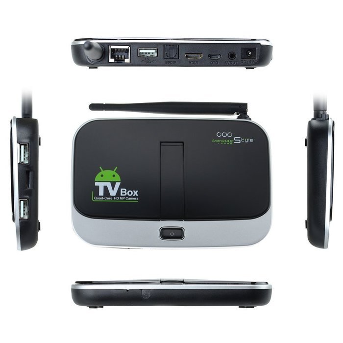 MOTIAHPE CS918S 4K*2K Quad Core Android 4.2.2 Smart TV Box Miracast XBMC Airplay DLNA HDMI Media Player 2GB Ram... N3