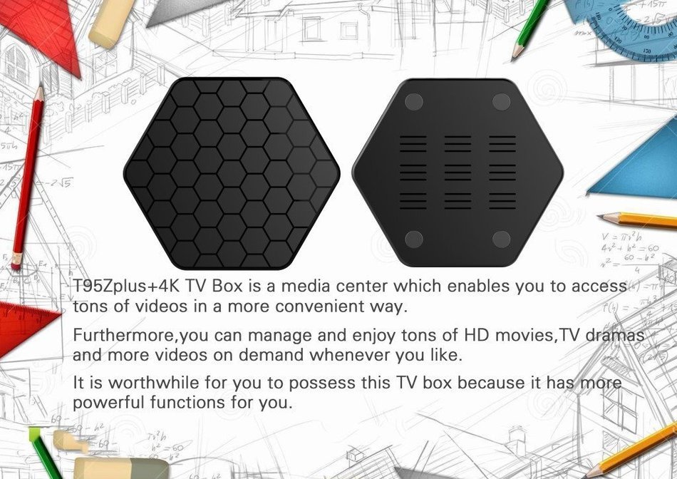TopYart Android 6.0 TV Box Octa Core Amlogic S912 2GB RAM 16GB ROM Kodi 17, 2.4G/5G Dual Wifi 1000M LAN Bluetooth... N3