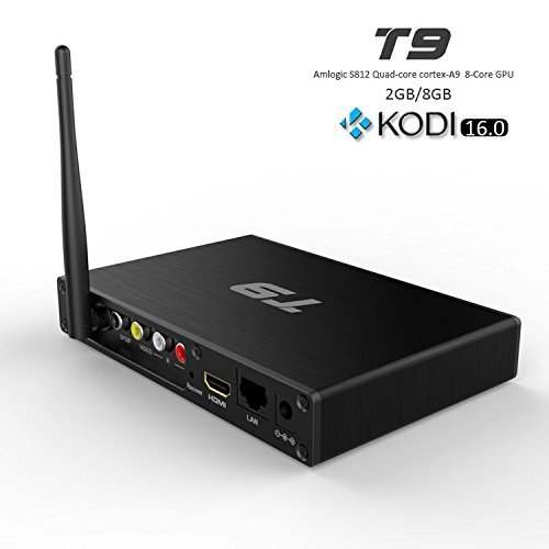 T9 Android 5.1 Tv Box Amlogic S812 2G/8G Dual channel WIFI 2.4GHz/5.0GHz AP6330 Kodi 16.0 Pre-installed Bluetooth4.0... N4