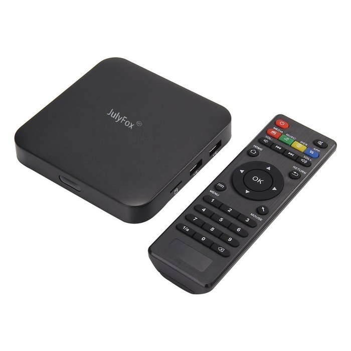 Julyfox Amlogic S905X TV Box Android 6.0 4K 2 USB Ethernet WIFI Streaming Media Player Box With Remote
