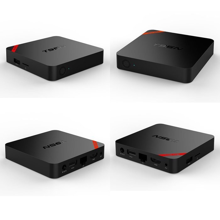 T95N MX Plus 4K Android TV Box 1G/8G S905 Quad-core Mini PC KODI 16.0 Miracast 4K*2K H.265 3D 2.4G WiFi LAN HD... N2