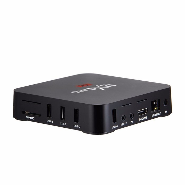 NewEra MXQ-Pro OTT Internet TV Box 4K Ultra HD Android 5.1 Quad Core 2.0GHz RAM:1GB/ROM:8GB IPTV Network Media... N4