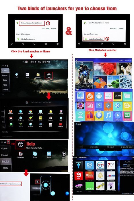 Xsbox S905 - Android 5.1 Lollipop Smart TV Box, Quad Core 64-bits Cortex-A53 1G/8G Penta-core - Kodi 15.1 with... N6