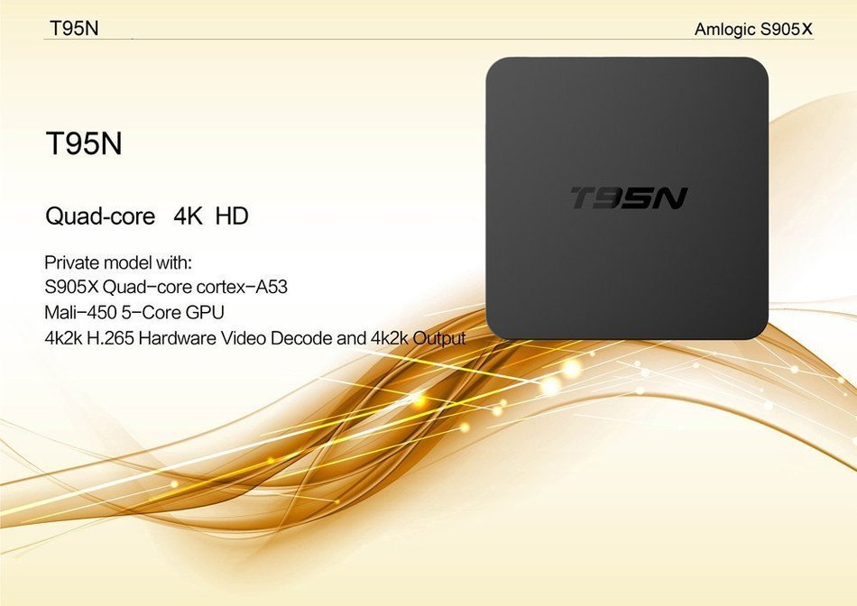 Smart TV Box,EEDI T95N MINI M8S PRO Android 6.0 TV Box Octa Core 2GB DDR3+8GB WiFi HD Media Player N9