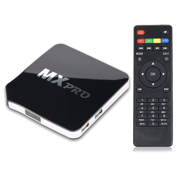Vostronics Android 4.4 Tv Box Quad Core Amlogic 1080P HD 4K Kodi Streaming Media Player Box WiFi 3D Blutooth Airplay...