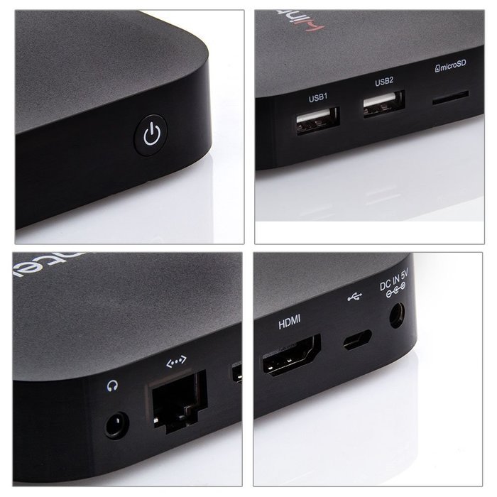 Vensmile W8 Wintel Compute Stick Mini PC with Intel Atom BayTrail CR,Z3735F Quad Core Pocket Smart Computer HDMI... N4