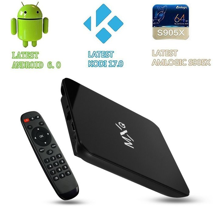 Refresh Your Life 2017 MXQ Android TV BOX Android 6.0 Kodi 17.0 4k TV box Amlogic S905X A53 2GHz 64bit Quad Core... N3