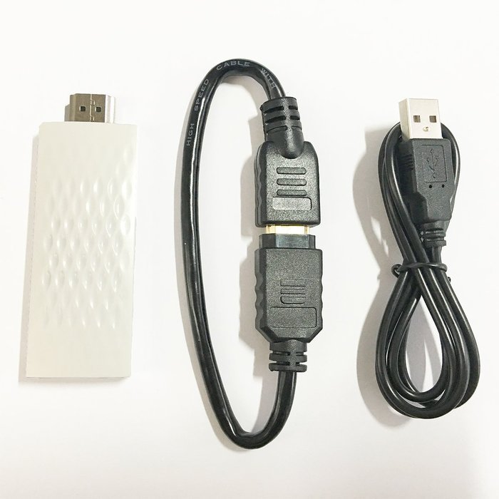 Wireless HDMI Dongle support compatible with DLNA, Miracast and AirPlay,1080p,White N5