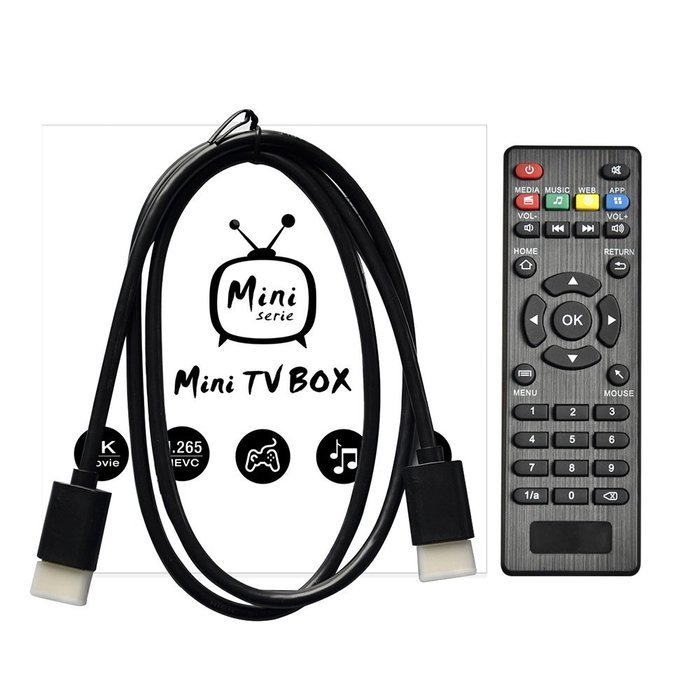 Ivishow Streaming Media Player 2G+8G Android 5.1 TV BOX Dual Band 2.4G WiFi Bluetooth 4.0 eMMC Flash Smart TV... N6