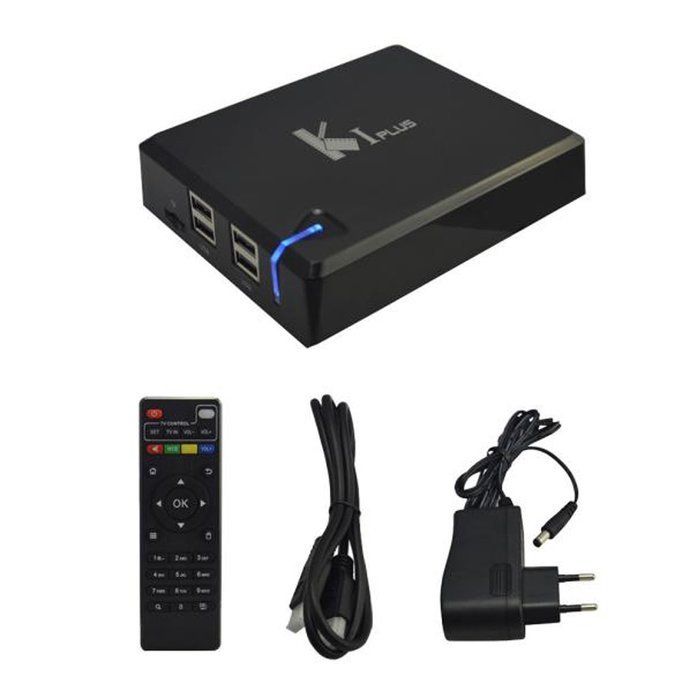 Lary intel K1 Plus S905 OTT Android 5.1 4K FULL HD Smart TV Box 1G/8G KODI WIFI N4