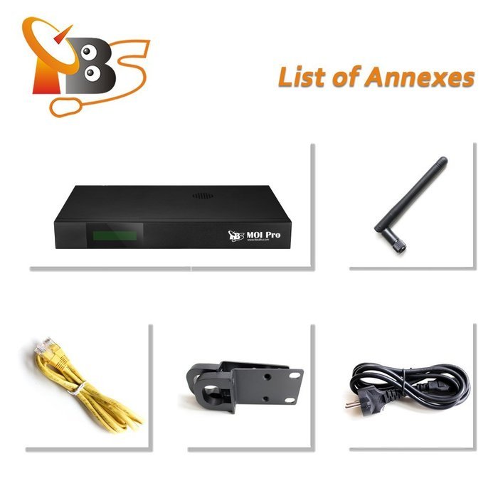 TBS&reg;2911 MOI Pro DVB S/S2 Streaming TV Linux Server with DVB Tuners to Receive Both FTA and Encrypted Live Digital... N8