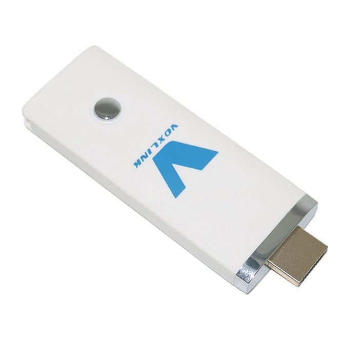 Voxlink 5G 300M Transmission 1080P Wifi Display TV Dongle HDMI Adapter Smart TV Airplay Receiver, WHITE N6