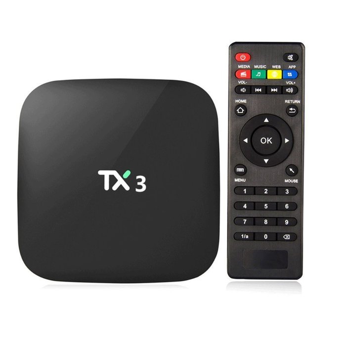 BOIST Amlogic S905 Android 5.1 TV Box TX3 1G+8G KODI 16 4K 60FPS H265 3D DLNA Smart OTT TV Box