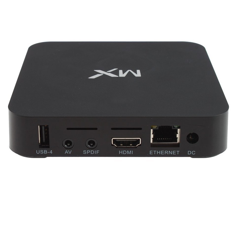 AGPtek&reg; MX Android 4.2 Dual Core Smart Tv Box 8GB Full HD 1080p Free Movies Games Kids Live Sports N4
