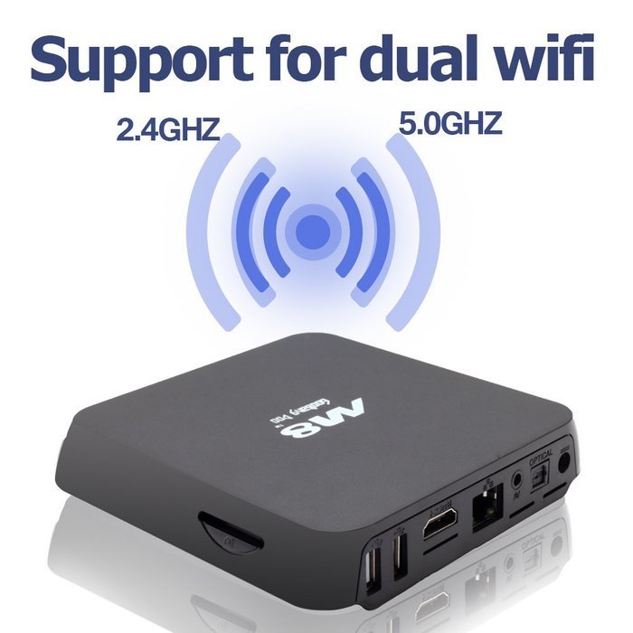 GooBang Doo M8 Quad Core Android TV Box 2GB RAM 8GB ROM N3