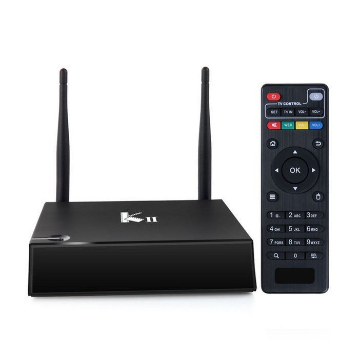 niceEshop(TM) KIII Smart Android TV Box Android 5.1 S905 Quad-Core 2G / 16G Mini PC 2.4 / 5G Dual WiFi DLNA Airplay... N8