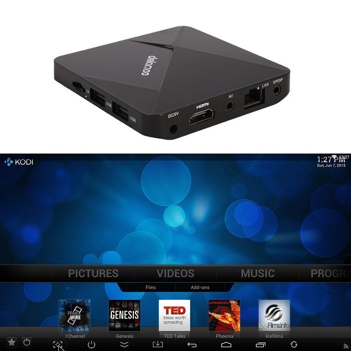 Balight 2016 Newest Dolamee D5 android tv box Android 5.1 Kodi 16.1 Rockchip RK3229 Quad-core Cortex A7 1.5GHz... N5
