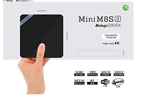 Mini M8S II 4K Android 6.0 TV BOX 2GB 8GB Amlogic S905X Quad Core M8SII Set-top 2.4G WiFi Smart Media Player from... N8