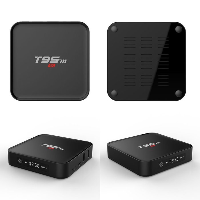T95M Set Top TV Box Preinstalled with Full Loaded Kodi 16.0 Amlogic S905 Quad Core Android 5.1 Wifi LAN 3D Blu-ray... N2
