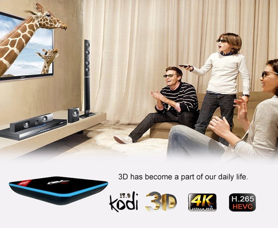 VIGICA T96 Pro TV Box Android 6.0 Marshmallow Amlogic S912 Octa Core 3G 16G XBMC Fully Loaded Kodi Streaming Media... N7