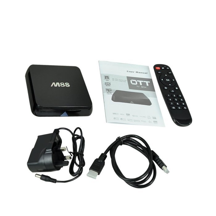 VIGICA M8S Amlogic S812 Android 4.4.2 Quad Core Smart TV Box 2G/8G XBMC Streaming Media Player Blurtooth 4.0 wifi... N4