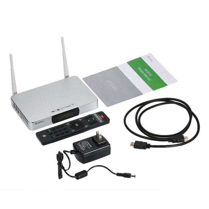 Vipwind ZIDOO X9 2G/8G Smart Android 4.4.2 TV Box WiFi Bluetooth 2K4K USB3.0 Quad Core XBMC KODI H.265 MSTAR HDMI-in... N9