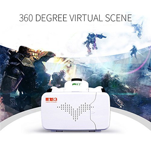 BephaMart RITECH III VR Virtual Reality 3D Glasses With AR Google Cardboard for 3.5 to 6 inch Smartphone