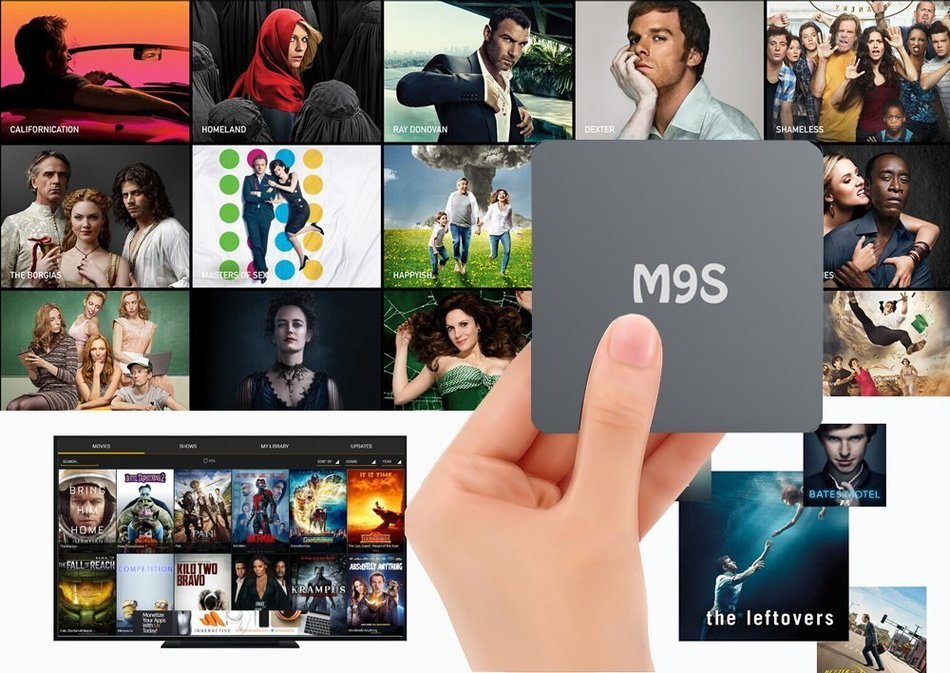 M9S 1GB RAM 8G ROM Quad Core Android 5.1 TV Box Fully Loaded KODI (XBMC) Free Sports Movies N2