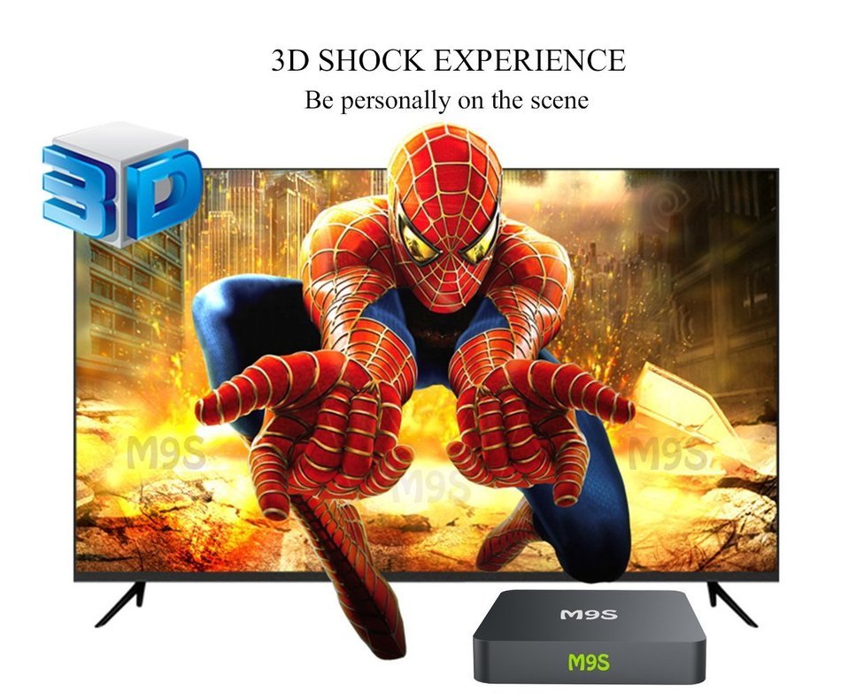 M9S 1GB RAM 8G ROM Quad Core Android 5.1 TV Box Fully Loaded KODI (XBMC) Free Sports Movies N3