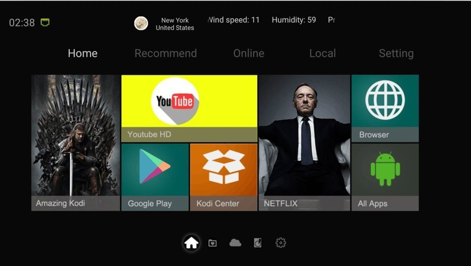 RioRand A95X Android 5.1 TV BOX Player Streaming Media Player 1GB/8GB Kodi 15.2 fully loaded XBMC Amlogic S905... N3