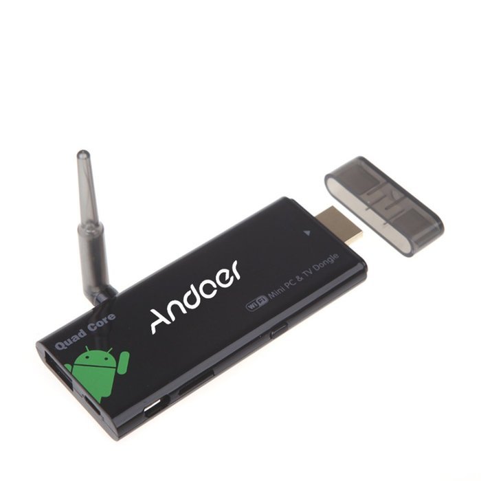 Andoer CX919 Quad Core Google Android 4.4 OS Rockchip RK3188T Cortex A9 Mini TV BOX Dongle HDMI HDD Player 2G/...