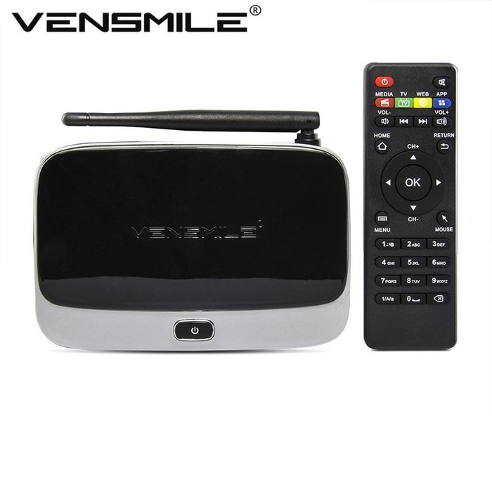VENSMILE R8 Android 5.1 TV Box RK3368 Octa Core 64 Bit 4K XBMC KODI Full Loaded Streaming Media Player Miracast...