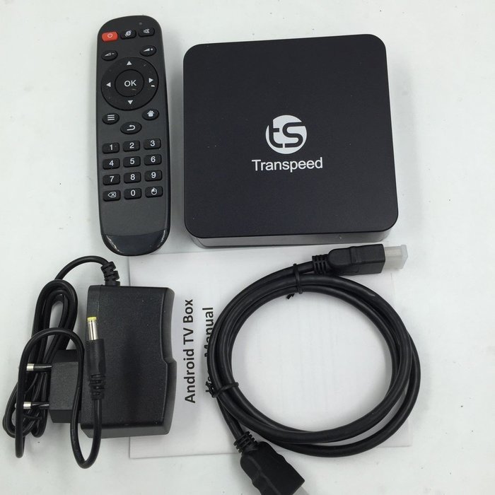 Transpeed Amlogic S905 Android 5.1 2G RAM 8G ROM TV Box 2.0 GHz Quad Core 4 K 2 K HDMI Kodi H.265 Youtube mushup... N10