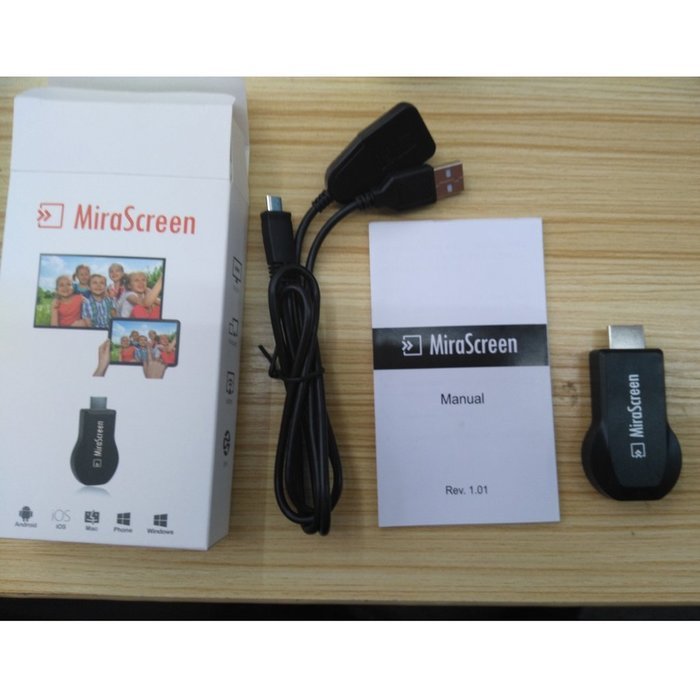 MIRASCREEN New WiFi HDMI TV Dongle 1080P HD Display Miracast AirPlay DLNA Receiver N8