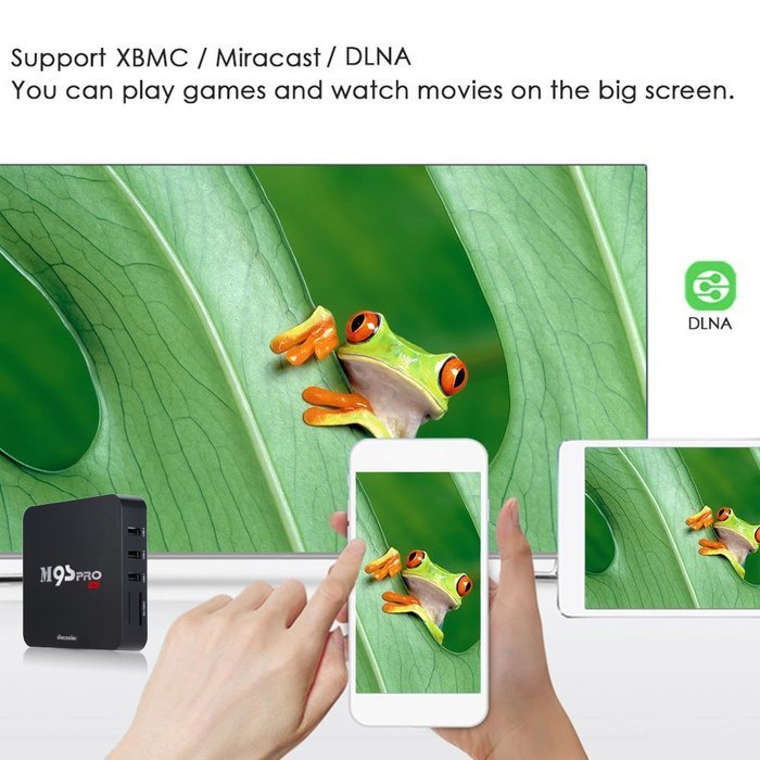 Docooler&reg; Smart Android TV Box M9S Pro Mini PC KODI Android 5.1 Amlogic S905 Quad Core XBMC UHD 4K 2G / 16G WiFi... N4