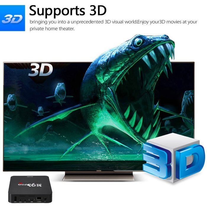 Docooler&reg; Smart Android TV Box M9S Pro Mini PC KODI Android 5.1 Amlogic S905 Quad Core XBMC UHD 4K 2G / 16G WiFi... N7