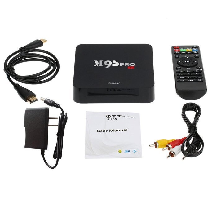 Docooler&reg; Smart Android TV Box M9S Pro Mini PC KODI Android 5.1 Amlogic S905 Quad Core XBMC UHD 4K 2G / 16G WiFi... N8