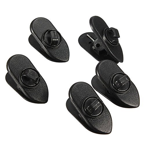 BephaMart 5 Cable Wire Lapel Clip Organizer+Rotate Mount For Headphone