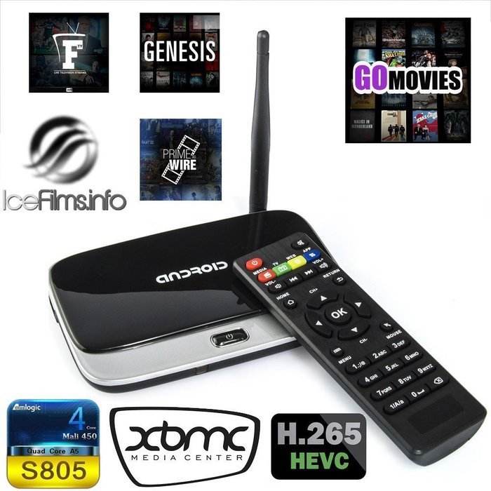 [2016 New Arrivals] J-DEAL&reg; CS918+ CS918G Plus Amlogic S805 TV Box TV Player Quad Core CPU With Android 4.4 Pre-installed...