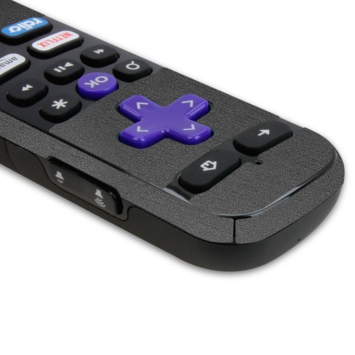 Skinomi TechSkin - Roku 4 Brushed Steel Full Body Skin / Front & Back Wrap Clear Film / Ultra HD and Anti-Bubble... N4